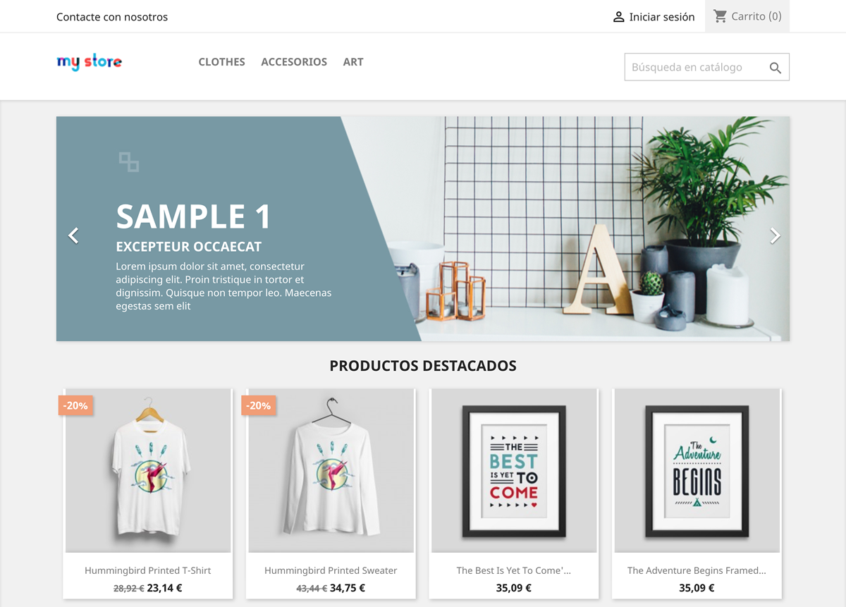 Prestashop Integración tienda online