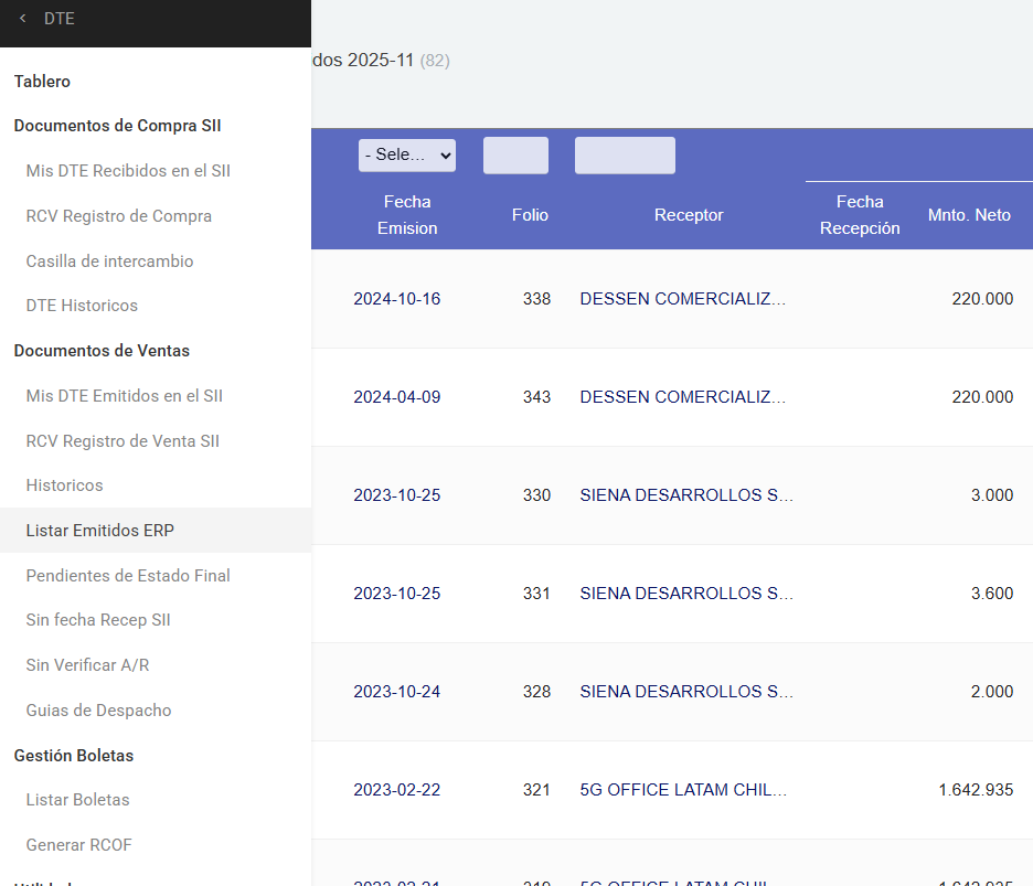 Documentos históricos y cumplimiento