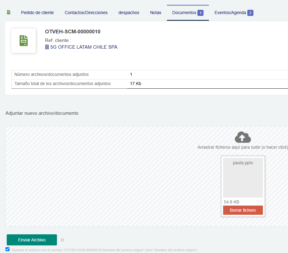 Permisos y gestión documental