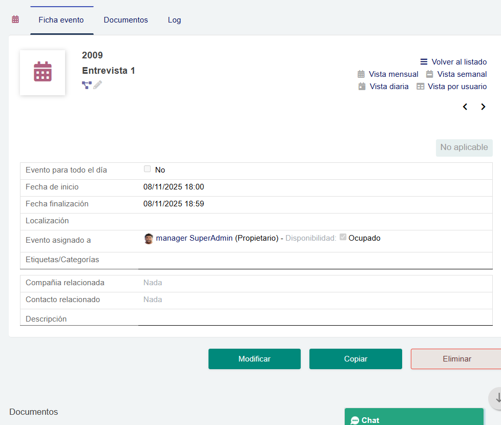Google Calendar integrado con Agenda Dolibarr