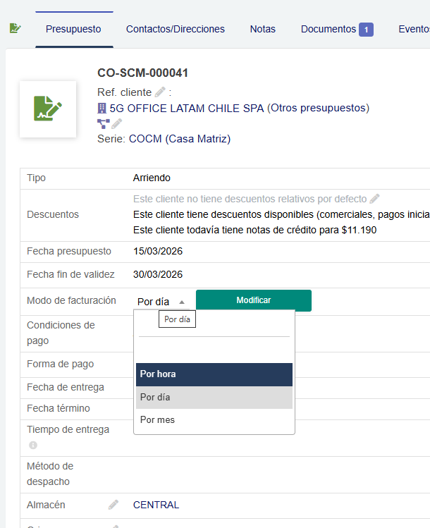 Modos de cobro de arriendo
